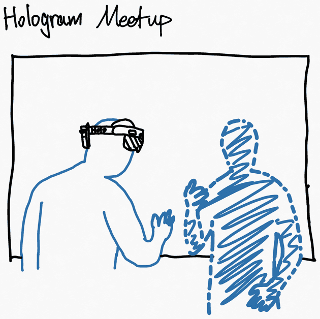 Hologram meetup